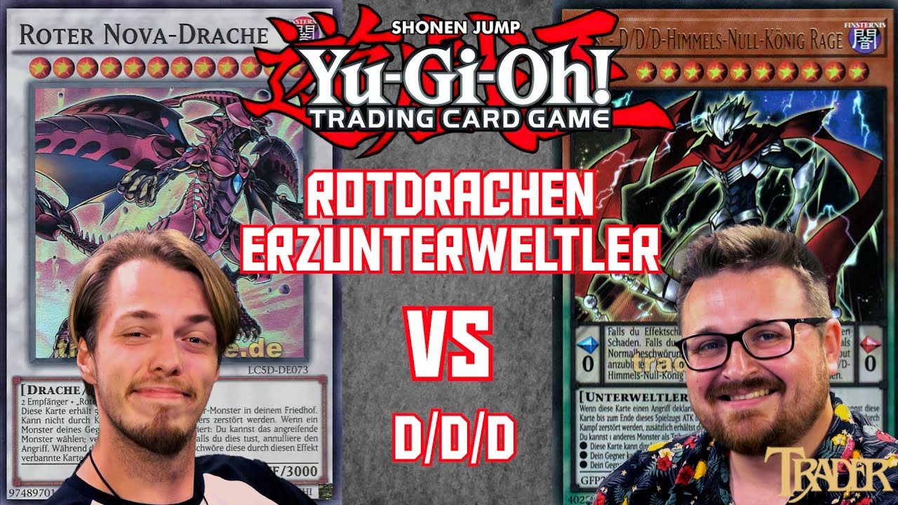 YuGiOh Rotdrachen Erzunterweltler VS D/D/D deutsch | Stream Duell