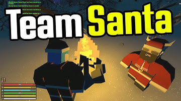 Unturned Multiplayer -TEAM SANTA vs ZOMBIES - Episode 1 (Yukon Map Team PvP)