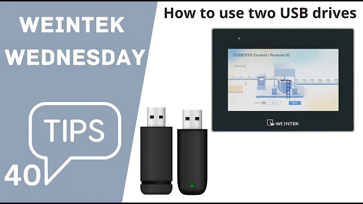 40: How to use two USB drives with a Weintek HMI - EasyBuilder Pro
