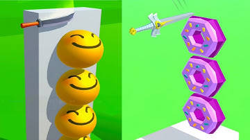 Slice All vs Slicer Knife - Very Satisfying and Relaxing ASMR Slicing Game