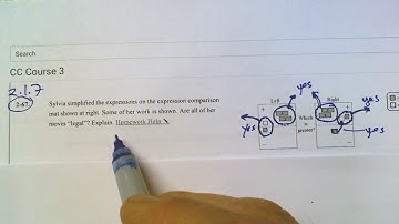 CPM CC3 Section 2.1.7 #2-67 (Simplifying an expression mat)