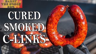 How to Cure and Smoke C-Link Sausages | Harry the Horse BBQ