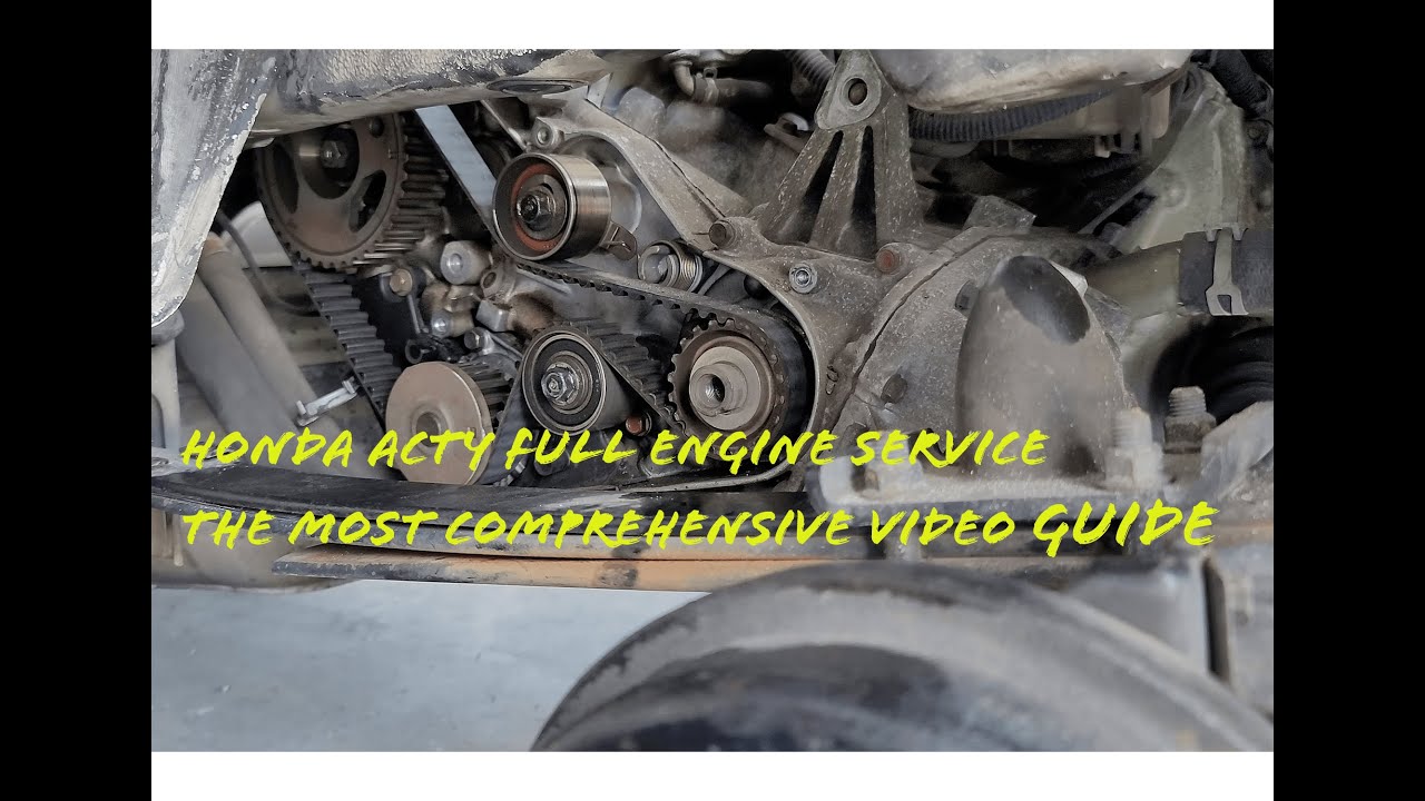 Honda Acty HA1/2/3/4 Timing Belt/Water Pump/Motor Mount/Coolant Flush