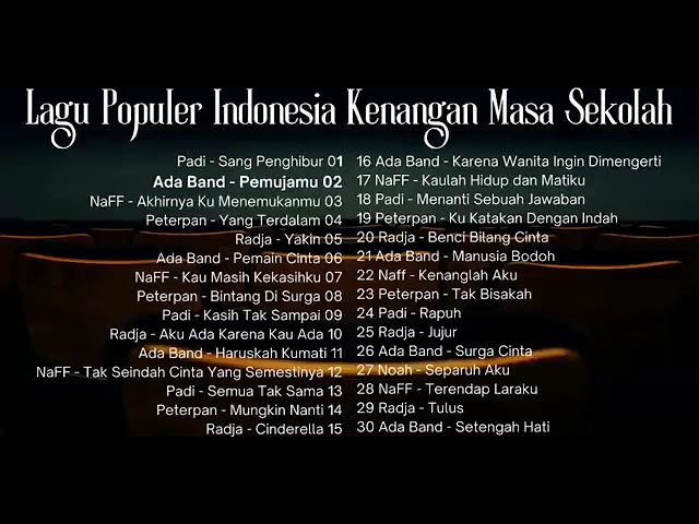 Lagu Populer Indonesia Kenangan Masa Masa class=