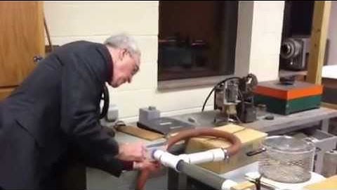 Ping Pong Ball Accelerator Trial #1 - Greenville College Physics Lab