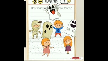 Brain Test: Tricky Puzzles || Level 325 || How many real ghosts are there  || Answer ||