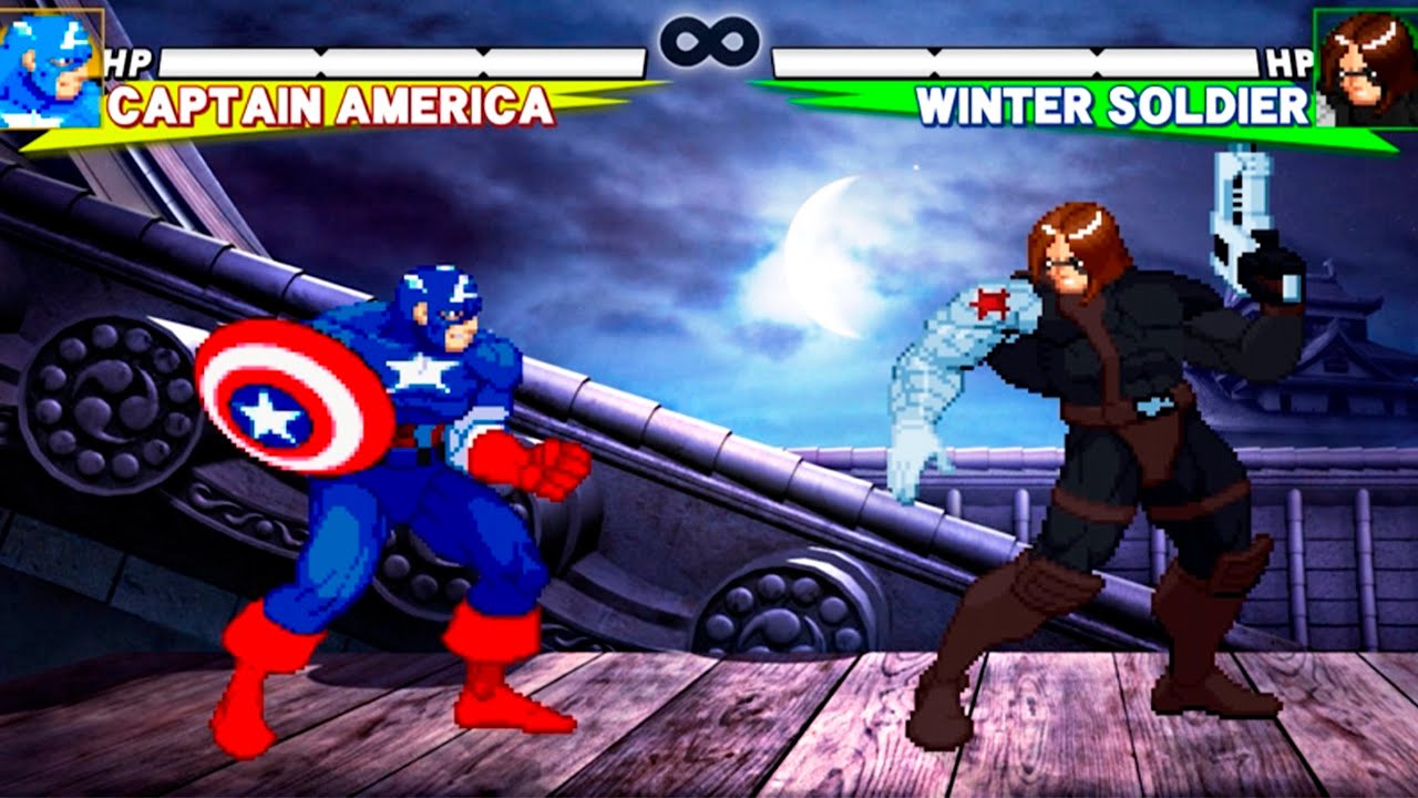CAPTAIN AMERICA vs WINTER SOLDIER HARD LEVEL INSANE EPIC FIGHT! YouTube
