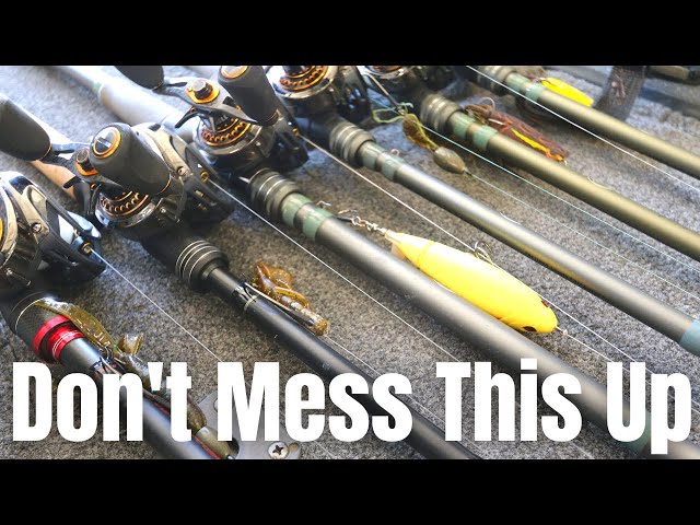 How To Choose The RIGHT ROD For The LURE You Are Fishing 