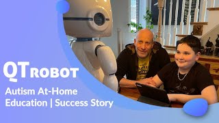 One year use of an at home robot tutor for autism during the pandemic [QTrobot success story]