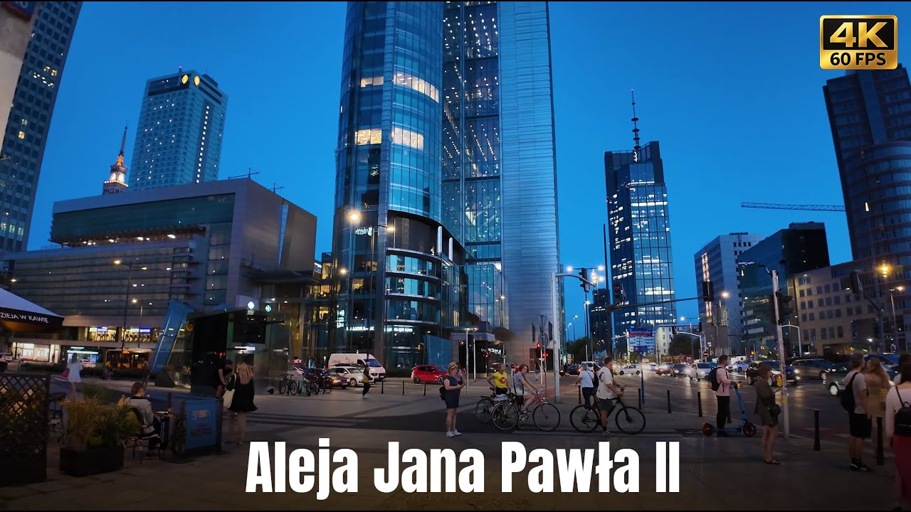 Explore Śródmieście, Warsaw, Poland | Silent Walking Tour [4K]