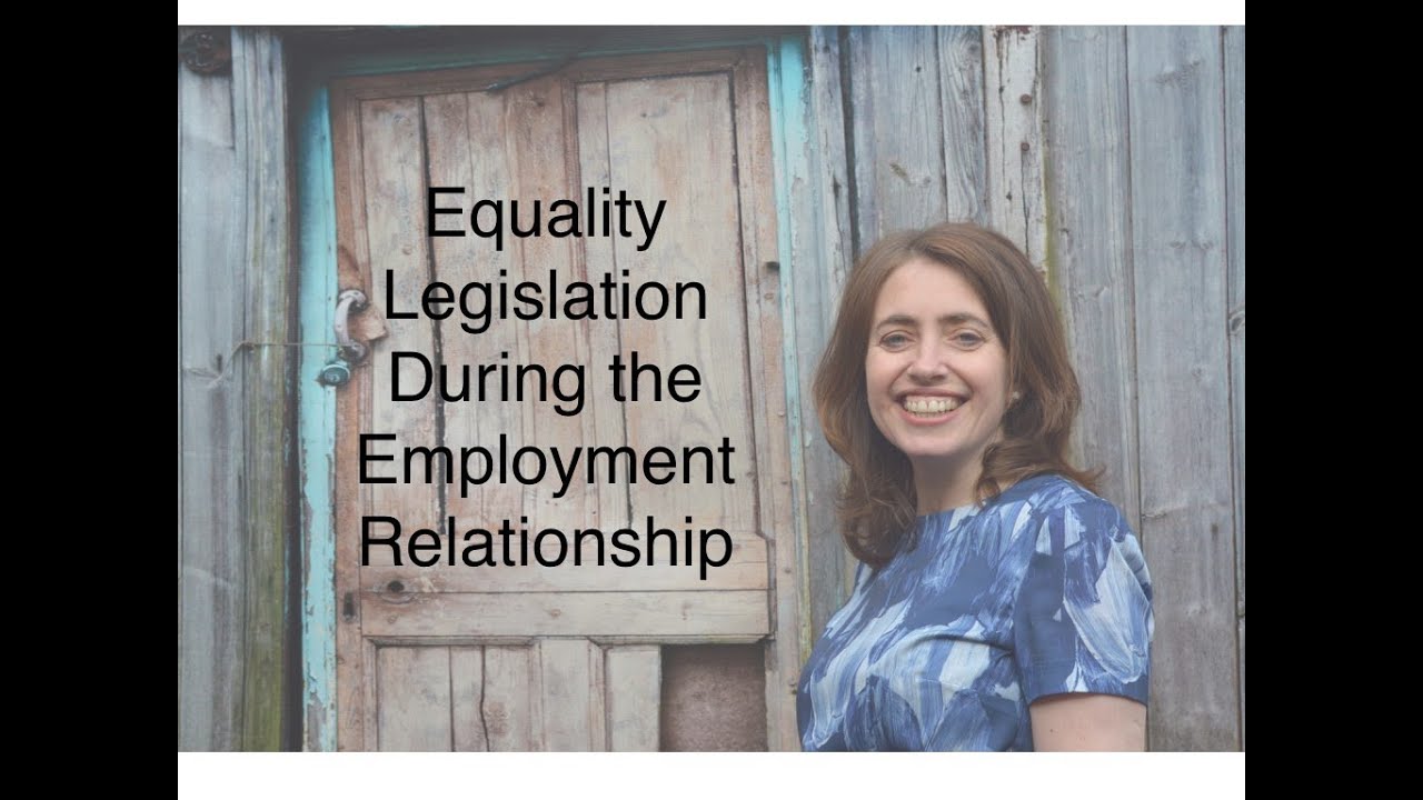 Equality legislation during the employment relationship