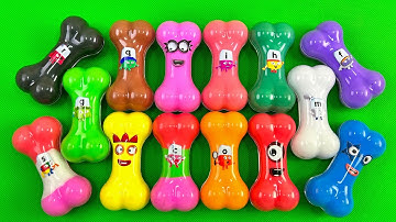 Looking for Numberblocks Slime Bone Coloring! ASMR