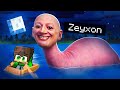TROLLO i MIEI AMICI DIVENTANDO il HUMAN HEAD SEA MONSTER in Minecraft!