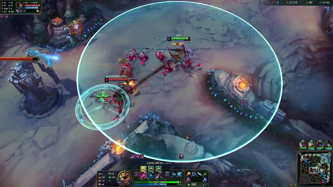 Chogath 20/3/2 Press of the attack ON HIT AD AP build