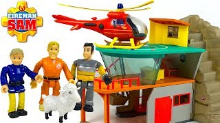 FIREMAN SAM'S MOUNTAIN RESCUE CENTER WITH ELVIS HELIPAD LIGHTS AND SOUNDS ZIPLINE & MORE – UNBOXING by DisneyToysReview 4,205 views 4 years ago 13 minutes, 11 seconds