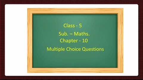 Learn how to solve multiple choice question based on data handling in English