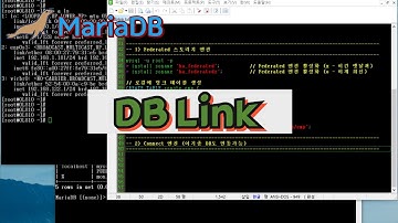 MariaDB DB Link 설정방법 (마리아DB 간의 연결)