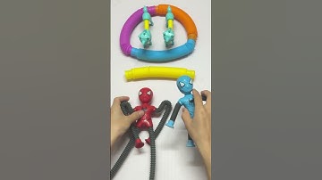 Spiderman Mini Pop Sound ASMR Creating satisfying POP #asmrsounds #satisfying #relaxing #creative