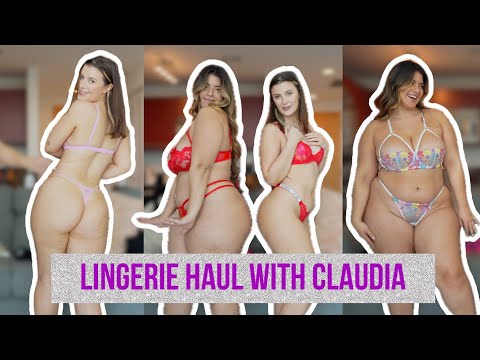 LINGERIE TRY ON HAUL WITH @claurojass__