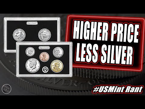 Higher Price For Less Silver! The 2021 Silver Proof Set!
