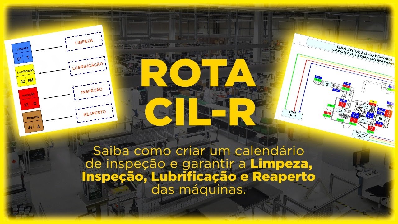 Manutenção autônoma - Como preencher a rota CIL-R 