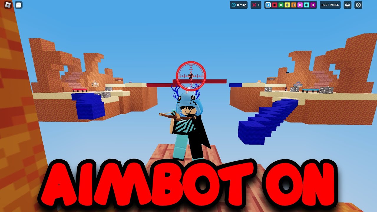 I Turned On "AIMBOT" In Roblox Bedwars YouTube