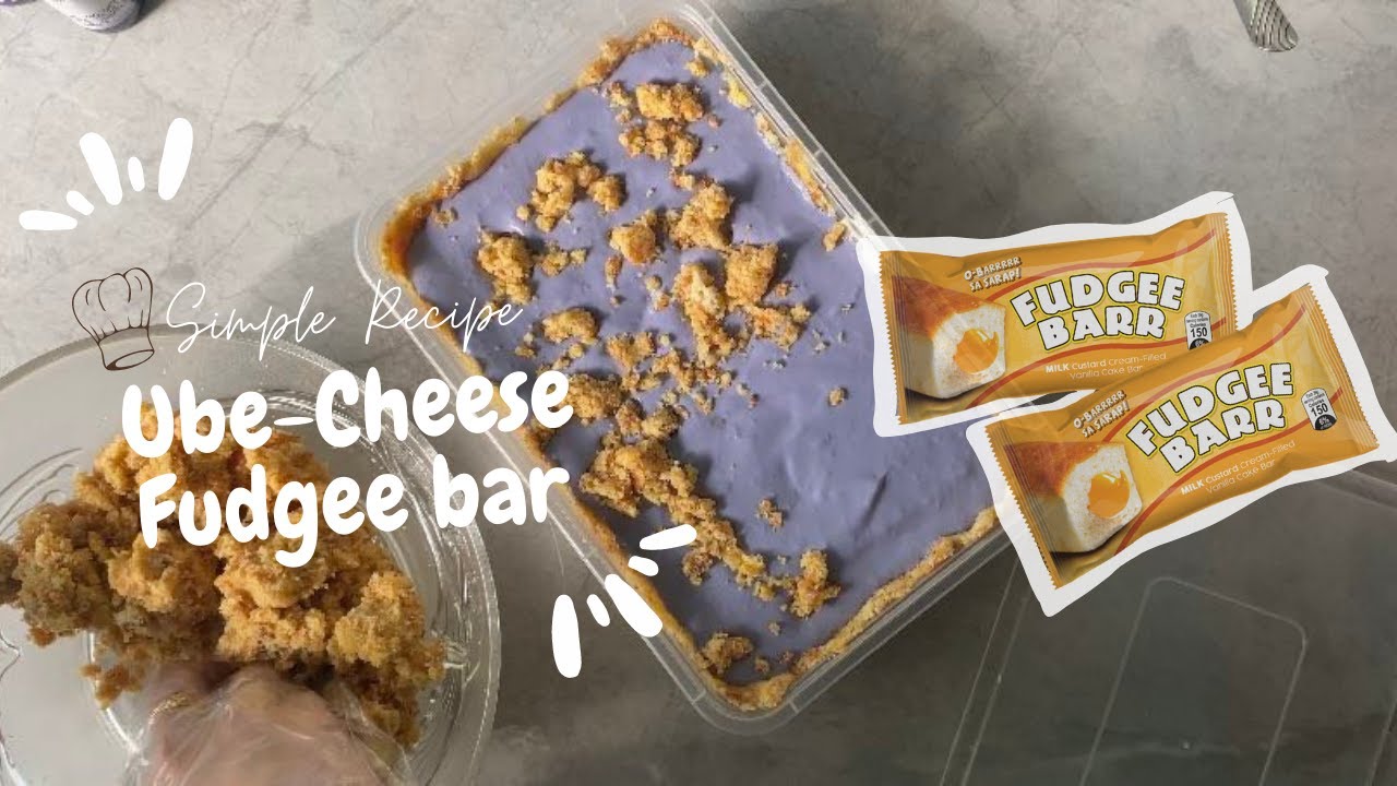 Easy UbeCheese Fudgee Bar Irresistibly Addictive! YouTube