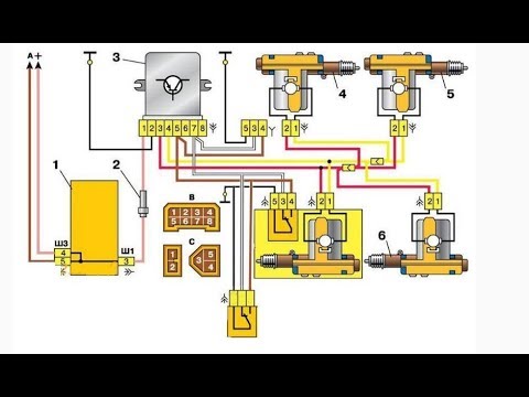 ВАЗ-2110.Женитьба сигналки со штатным центральным замком.