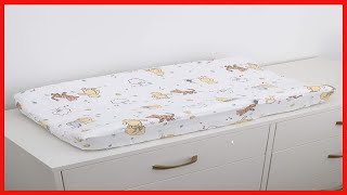 Disney Winnie The Pooh Classic Pooh 100% Cotton Quilted Changing Pad Cover, Ivory/Butter/Aqua/Orange screenshot 5