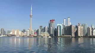 Toronto skyline in 4k -