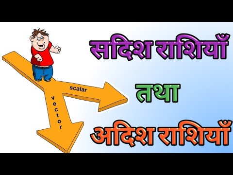 Sadish Rashi सदिश और अदिश राशियाँ | Vector And Scalar Quantities | Sadish Or Adish ...