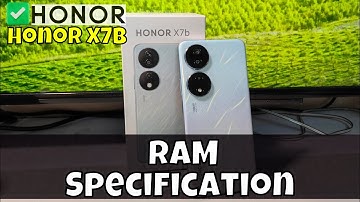 How To Check RAM Memory On Honor X7b / RAM Specification
