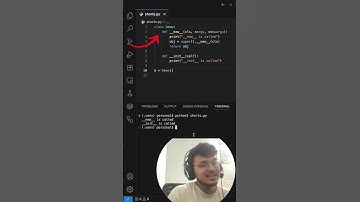 __init__ vs __new__ in Python 🔥 #coding #shorts #python #oopspython