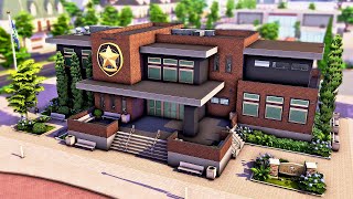Police Station | The Sims 4 Speed Build screenshot 4