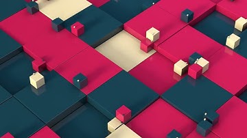 [10 HOURS] Minimal Cubes loop | Abstract Animation Background | Video Only