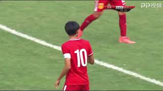 XINJIANG  CUP CHN U17 VS Espanyol U17  2nd( CHEN HAOZE  No.2 CB)