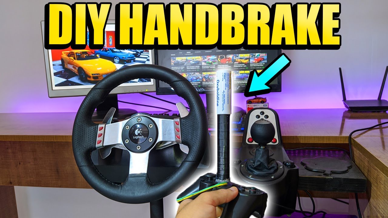 How to Make DIY Handbrake With USB Controller + Testing in Game