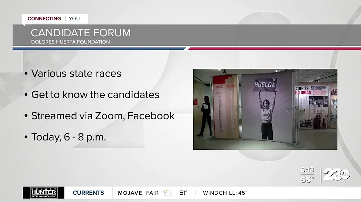 Dolores Huerta Foundation to hold candidate forum Thursday via Zoom
