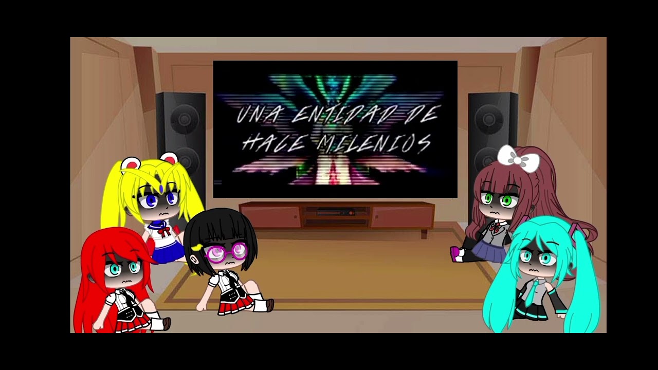 las chicas del anime reaccionan rap scp 001 el guardián del la puerta