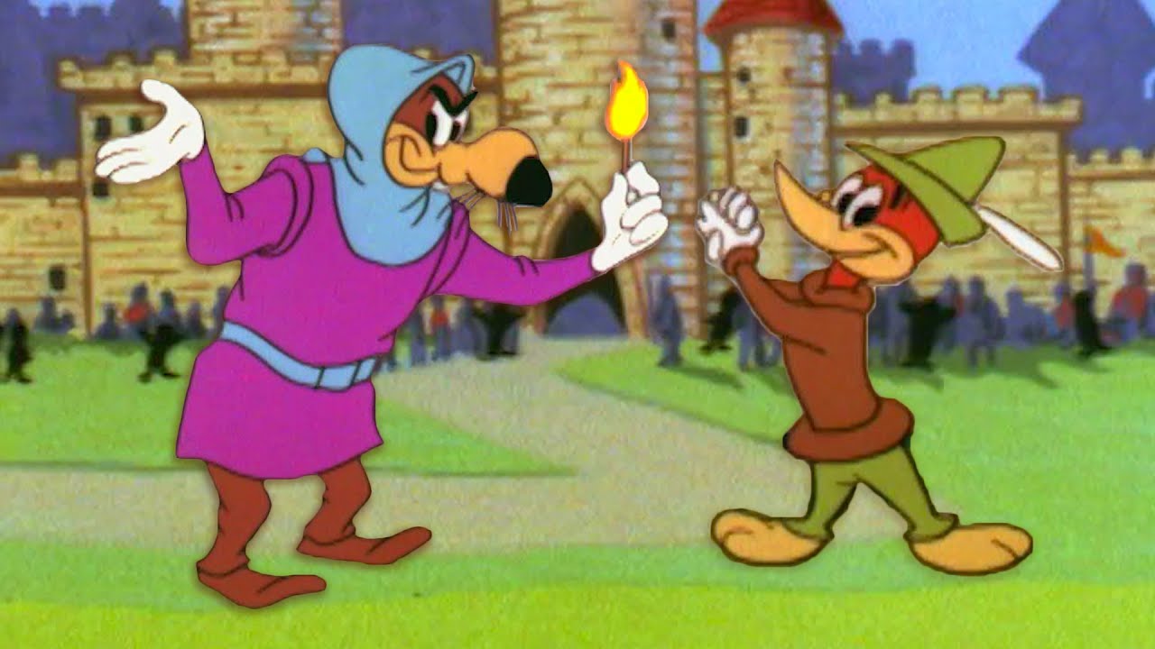 A História do Pica-Pau Robin Hood | 2.5 Horas de Episódios Antigos | Pica-Pau em Português