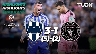 HIGHLIGHTS  Monterrey (5)31(2) Inter Miami | CONCACHAMPIONS 2024 | TUDN