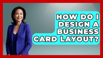 How Do I Design A Business Card Layout? - Graphic Design Nerd