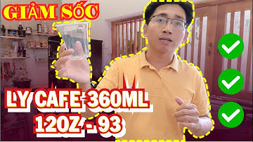 Ly Nhựa Pet 360ML Đựng Cafe Take Away | Bao bì Xanh