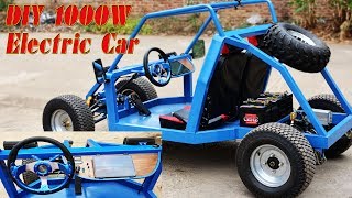 Build A 1000W Electric Gokart At Home - Electric Car - Tutorial - Part 2