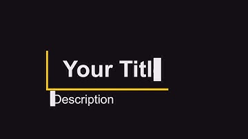 Create Modern Lower Third - After Effects Tutorial