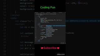 Amazing Gradient Text Typing Animation Using HTML, CSS &amp; JavaScript #Shorts