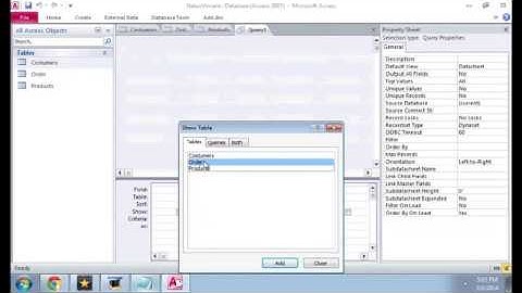 MS Access - Unexpected Quiz