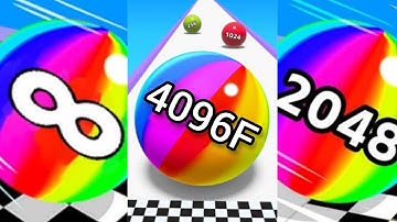 Ball Run 2048, Epic Ball Run 3D, Infinity Play | Satisfying Ball Games Hub LIVE 🔴 24/7