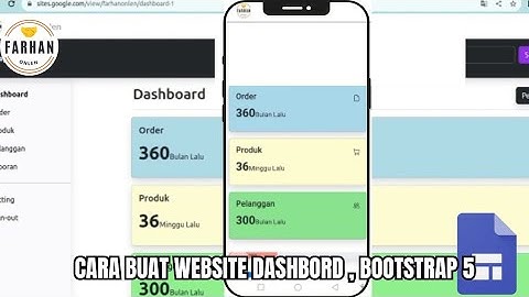 Cara Buat Website Dashboard Bootstrap 5 ,free web @FarhanOnlen#bootstrap5  #html #css #javascript