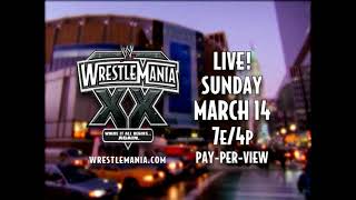 Commercial - Wwe Wrestlemania 20 - Undertaker Vs Kane 2004